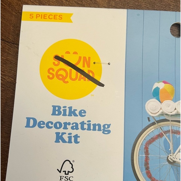 NWT bike decorating kit garland streamers Star red blue silver - Picture 2 of 6